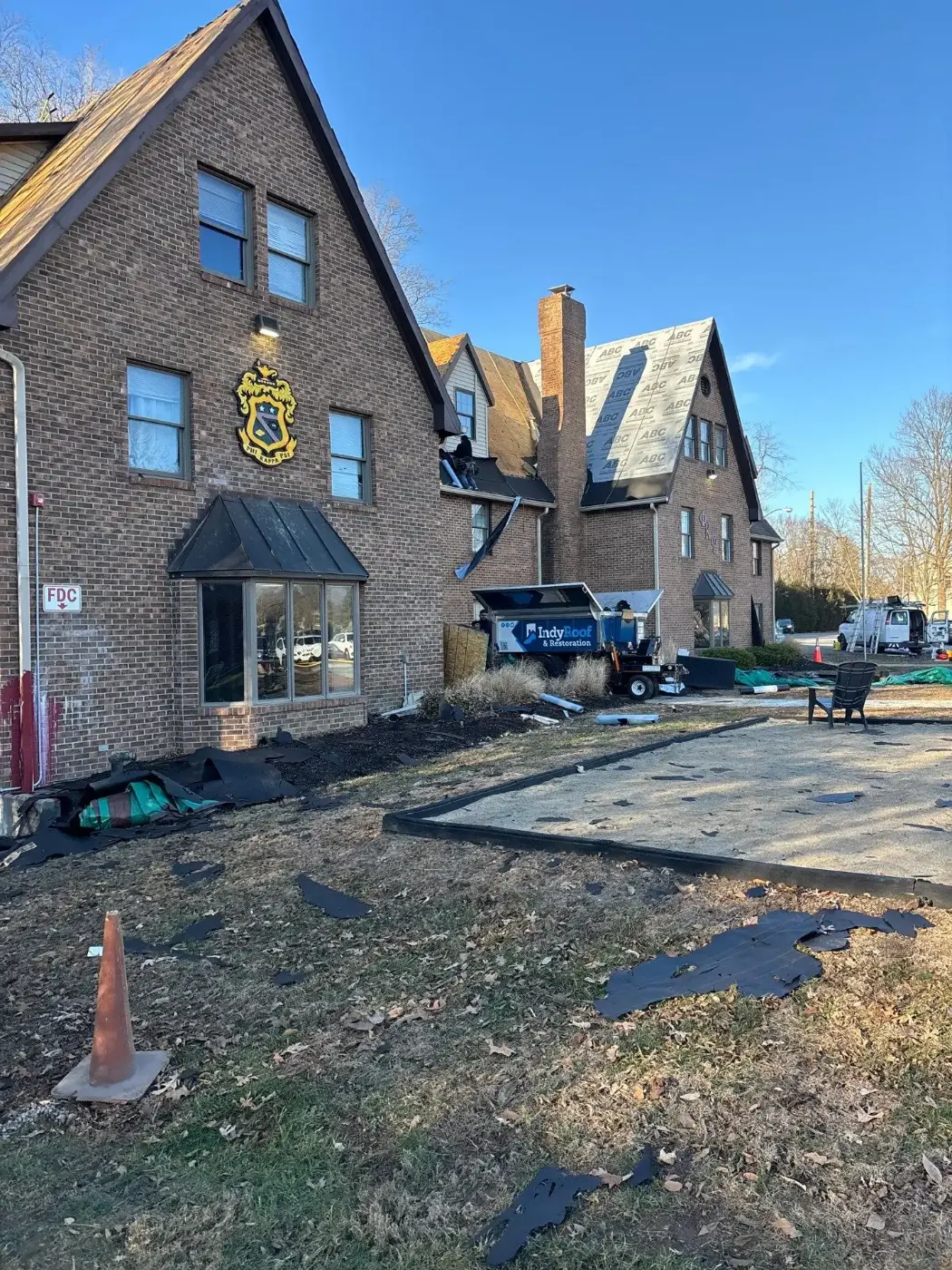 Flashing and seam work in Rossville